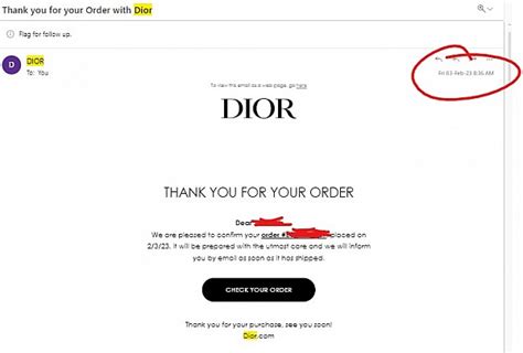 dior email adress.